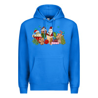 True Royal santa coffee Premium Hoodie - MaliasSmallBusiness