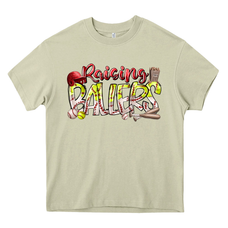 Raising Ballers Heavy Core Tee by RacoonDesign | Teevron