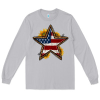 Moon Dust western 4th of july star Long Sleeve Tee - HRA Design Shop