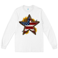 White western 4th of july star Long Sleeve Tee - HRA Design Shop