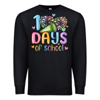 100 Days Of School Cheer Premium Sweatshirt | Teevron