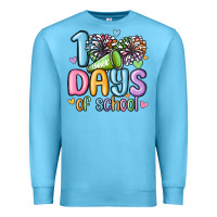 Ocean Blue 100 days of school cheer Premium Sweatshirt - MaliasSmallBusiness