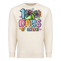 Sandshell 100 days of school cheer Premium Sweatshirt - MaliasSmallBusiness