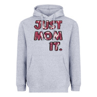 Heather Grey Just Mom It Heavyweight Hoodie - Jasminsmagicworld