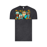 Vintage Black blessed coffee cups Vintage Tee - Zillion Design Studio