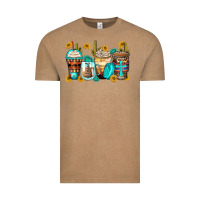 Vintage Coffee blessed coffee cups Vintage Tee - Zillion Design Studio