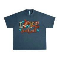 Midnight Navy love football Urban Heavy Tee - Zillion Design Studio