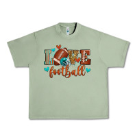 Oil Green love football Urban Heavy Tee - Zillion Design Studio