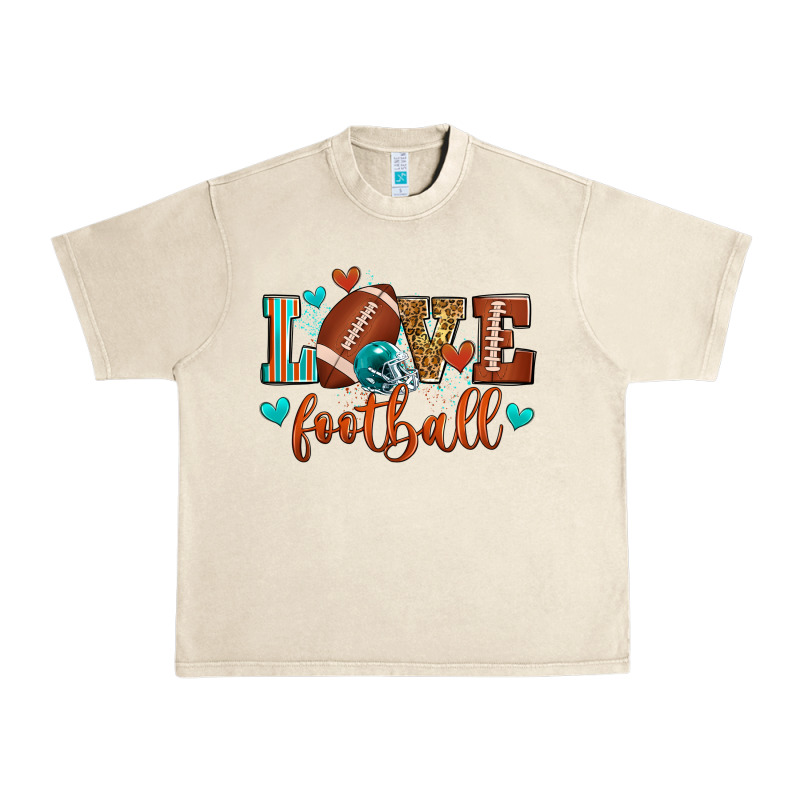 Love Football Urban Heavy Tee by Zillion Design Studio | Teevron