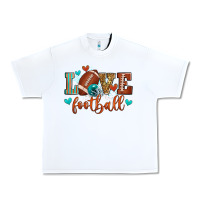 White love football Urban Heavy Tee - Zillion Design Studio