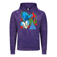 Cloud Purple guatemala hearts Vintage Hoodie - texasbilliewilder