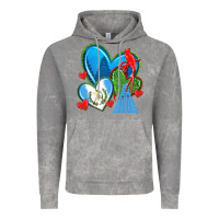 Cloud Rock guatemala hearts Vintage Hoodie - texasbilliewilder