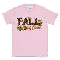 Bubblegum Pink fall in love Classic Tee - BundleAndBundleShop