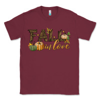 Burgundy fall in love Classic Tee - BundleAndBundleShop