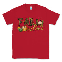 Red fall in love Classic Tee - BundleAndBundleShop