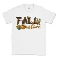 White fall in love Classic Tee - BundleAndBundleShop