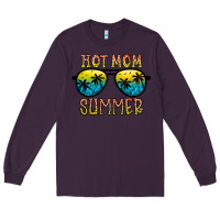 Plum hot mom summer Long Sleeve Tee - CowhideDigitalArt