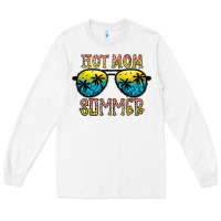 White hot mom summer Long Sleeve Tee - CowhideDigitalArt