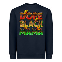 Navy dope black mama with butterflies Heavyweight Sweatshirt - texasbilliewilder