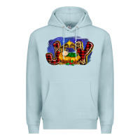Blue Mist baby jesus joy Premium Hoodie - MaliasSmallBusiness