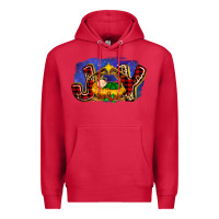 Cardinal baby jesus joy Premium Hoodie - MaliasSmallBusiness
