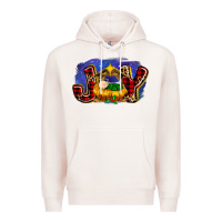 Pale Pink baby jesus joy Premium Hoodie - MaliasSmallBusiness