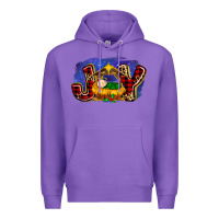 Purple baby jesus joy Premium Hoodie - MaliasSmallBusiness
