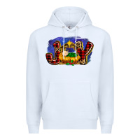 White baby jesus joy Premium Hoodie - MaliasSmallBusiness