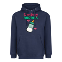 Navy Drinking Buddies Heavyweight Hoodie - Jasminsmagicworld