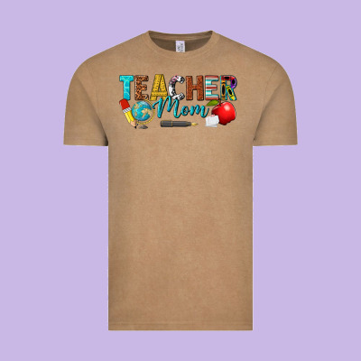 Teacher Mom Vintage Tee Designed By Texasbilliewilder