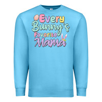 Ocean Blue every bunny's favorite mama Premium Sweatshirt - MaliasSmallBusiness