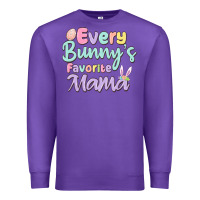 Purple every bunny's favorite mama Premium Sweatshirt - MaliasSmallBusiness