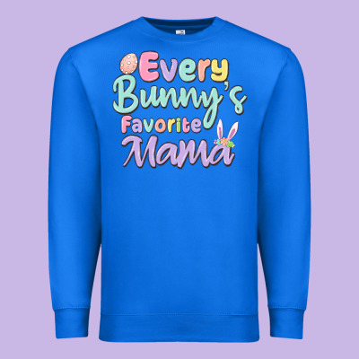 Every Bunny's Favorite Mama Premium Sweatshirt Designed By Maliassmallbusiness