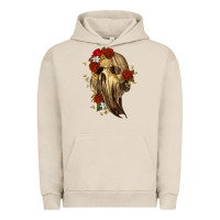 Pigment French Oak Ghost Skeleton Urban Hoodie - RanaPortraitStore