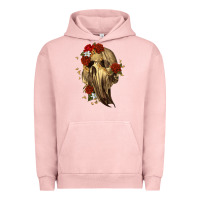 Pigment Salmon Ghost Skeleton Urban Hoodie - RanaPortraitStore