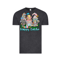 Vintage Black happy easter gnome Vintage Tee - BarkalooDesign