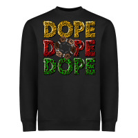 Black dope dope dope Heavyweight Sweatshirt - texasbilliewilder