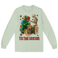 Matcha Skeleton tis the season Long Sleeve Tee - FaDigitalArtStudio