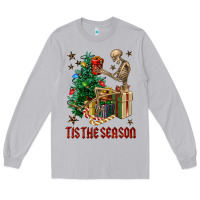 Moon Dust Skeleton tis the season Long Sleeve Tee - FaDigitalArtStudio