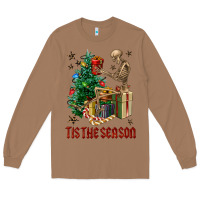 Toasted Coconut Skeleton tis the season Long Sleeve Tee - FaDigitalArtStudio