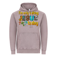 Vintage Zinc im only talking jesus today Vintage Hoodie - texasbilliewilder