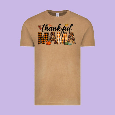 Thankful Mama Vintage Tee Designed By Texasbilliewilder