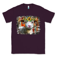Plum sunflower sheep Classic Tee - RacoonDesign