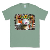 Sage sunflower sheep Classic Tee - RacoonDesign