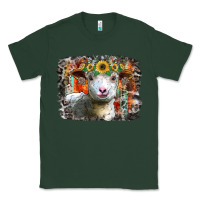 Sports Green sunflower sheep Classic Tee - RacoonDesign