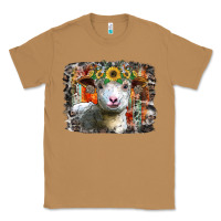 Toasted Coconut sunflower sheep Classic Tee - RacoonDesign