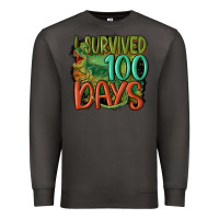 Smoke i survived 100 days Premium Sweatshirt - MaliasSmallBusiness