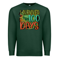 Sports Green i survived 100 days Premium Sweatshirt - MaliasSmallBusiness