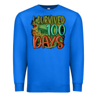 True Royal i survived 100 days Premium Sweatshirt - MaliasSmallBusiness