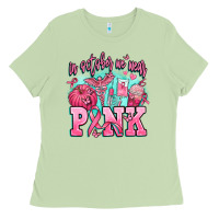 Matcha in october we wear pink Ladies Tee - AdoDesignShop
